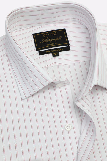 Multicolor Stripes Formal Autograph Shirt
