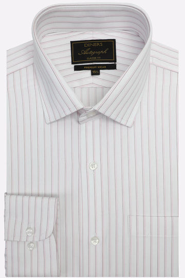 Multicolor Stripes Formal Autograph Shirt