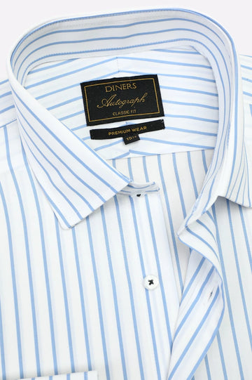 Pinstripes Formal Autograph Shirt