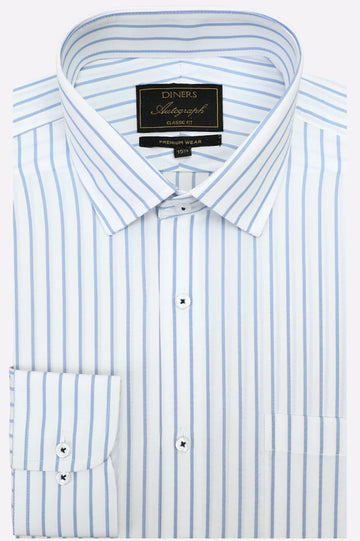 Pinstripes Formal Autograph Shirt