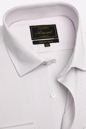 Hairline Stripes Formal Autograph Shirt