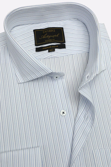 Pinstripes Formal Autograph Shirt
