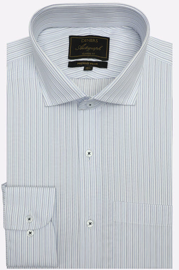 Pinstripes Formal Autograph Shirt