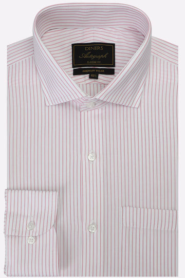 Pinstripes Formal Autograph Shirt