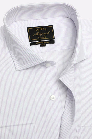 Pinstripes Formal Autograph Shirt