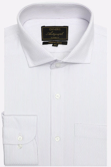 Pinstripes Formal Autograph Shirt