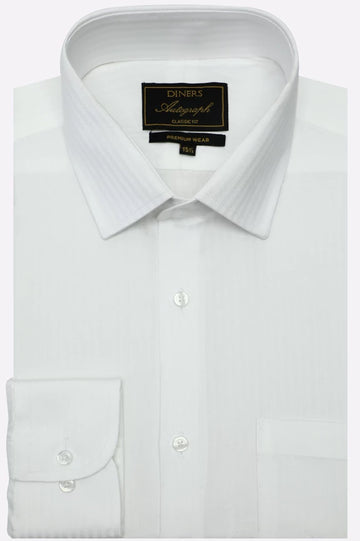 White Stripes Formal Autograph Shirt