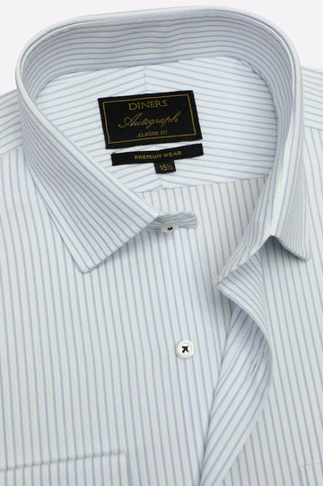 Pinstripes Formal Autograph Shirt