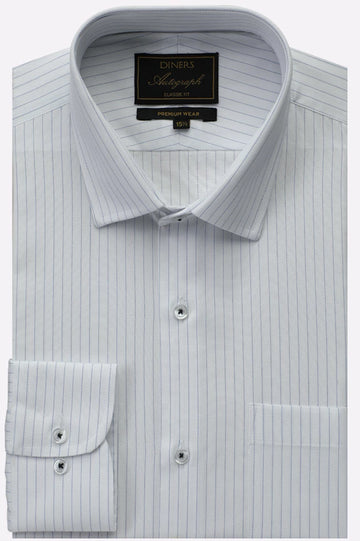 White Stripes Formal Autograph Shirt