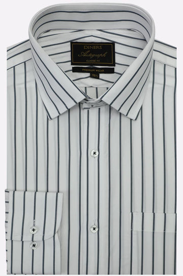 Pinstripes Formal Autograph Shirt