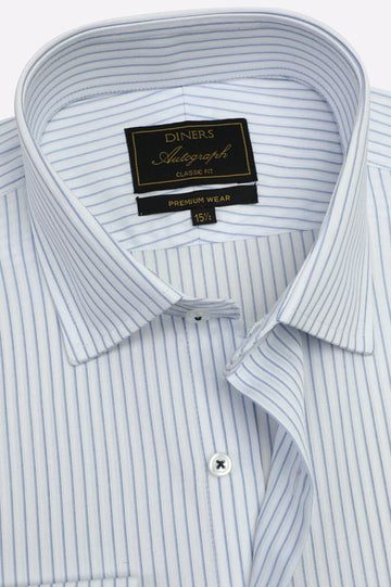 Pinstripes Formal Autograph Shirt