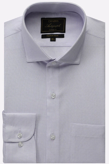 Self Textured Formal Autograph Shirt