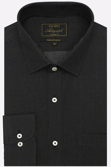 Black Self Formal Autograph Shirt