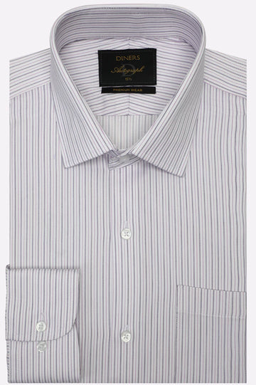 Multicolor Stripes Formal Autograph Shirt