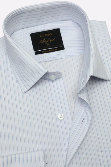 White Stripes Formal Autograph Shirt