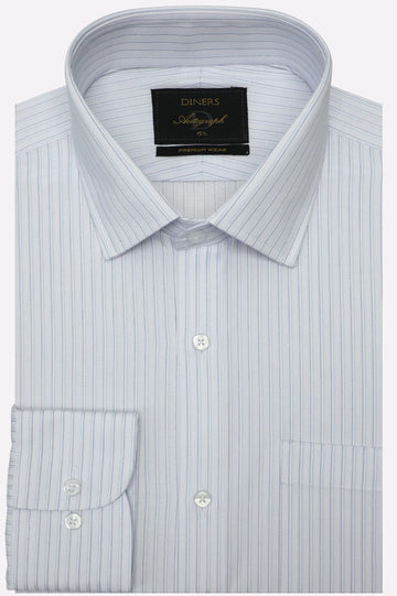 White Stripes Formal Autograph Shirt