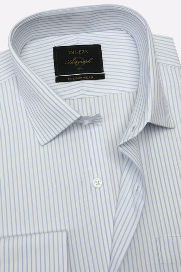 White Stripes Formal Autograph Shirt