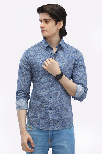 Blue Casual Milano Shirt