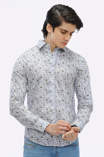 Multicolor Printed Casual Milano Shirt