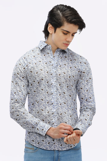 Multicolor Printed Casual Milano Shirt