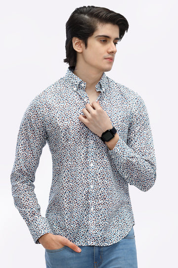 Multicolor Printed Casual Milano Shirt