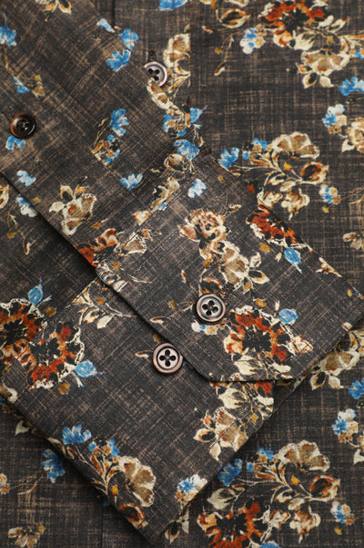 Multicolor Floral Printed Casual Milano Shirt From Diners