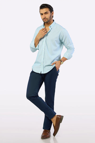 Green Glen Plaid Check Casual Shirt