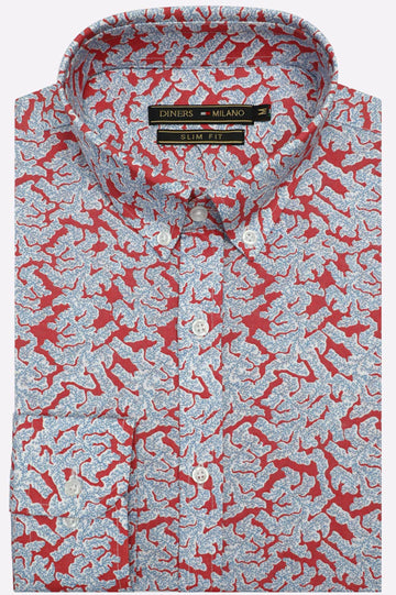Multicolor Printed Casual Shirt