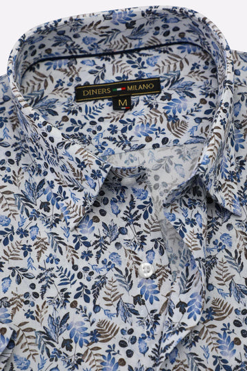 Multicolor Printed Casual Shirt (Half Sleeve)