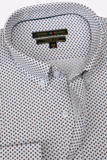 Multicolor Print Pattern Casual Shirt