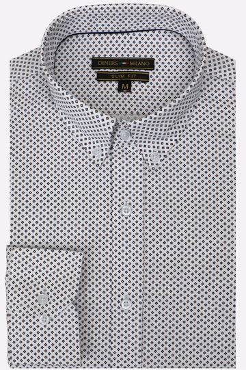 Multicolor Print Pattern Casual Shirt