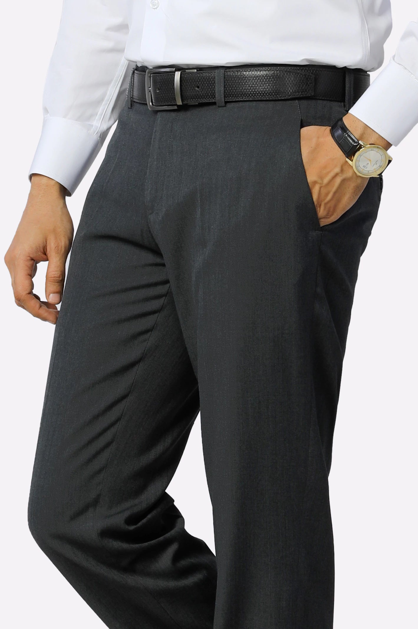 Coffee Smart Fit Trouser From Diners