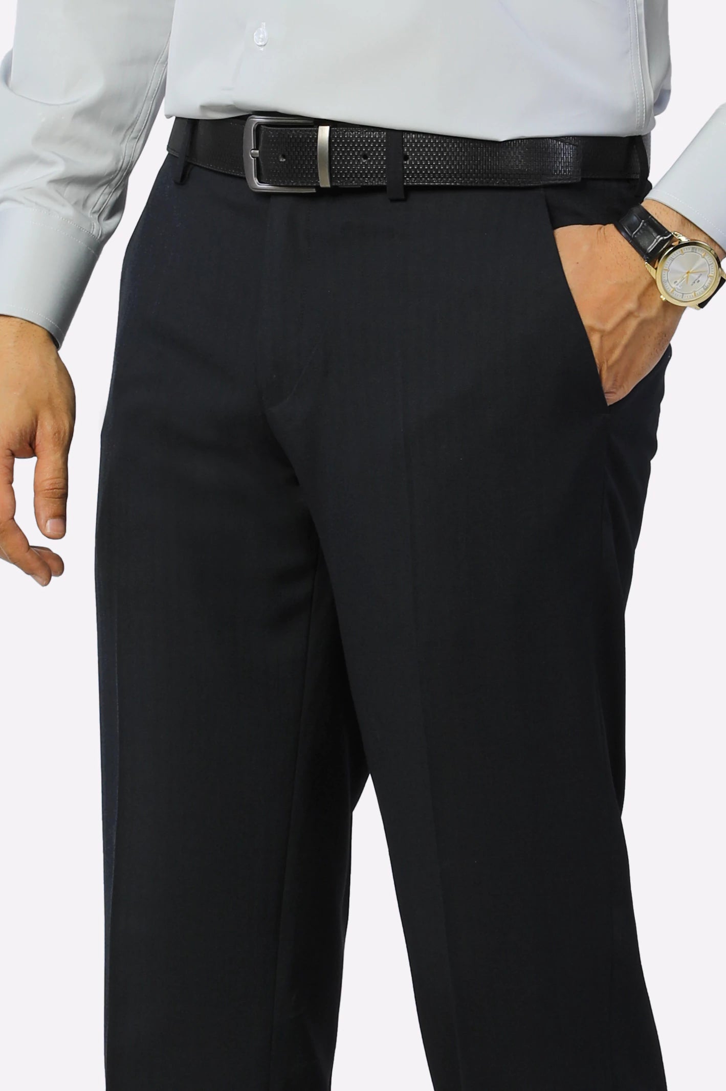 Navy Blue Smart Fit Trouser From Diners