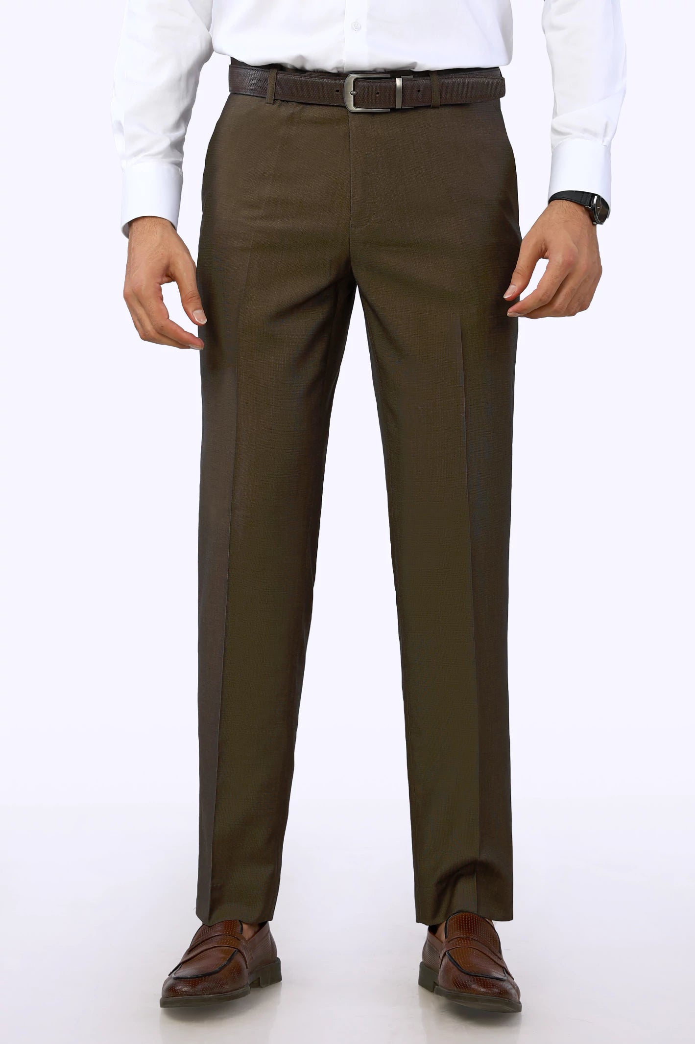 Brown Smart Fit Formal Trouser – Diners Pakistan