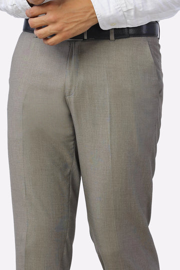 Fawn Smart Fit Formal Trouser