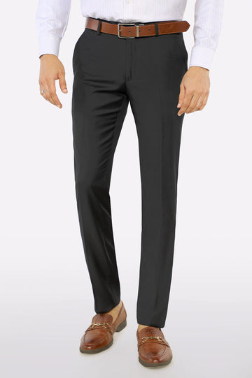 Black Slim Fit Formal Trouser