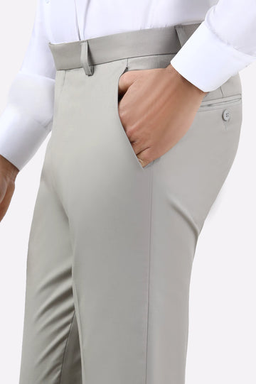 Sand Regular Fit Formal Trouser