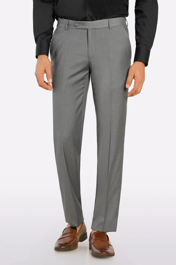 Grey Smart Fit Formal Trouser