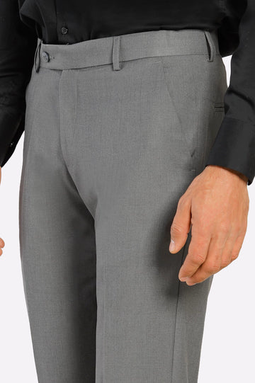 Grey Smart Fit Formal Trouser