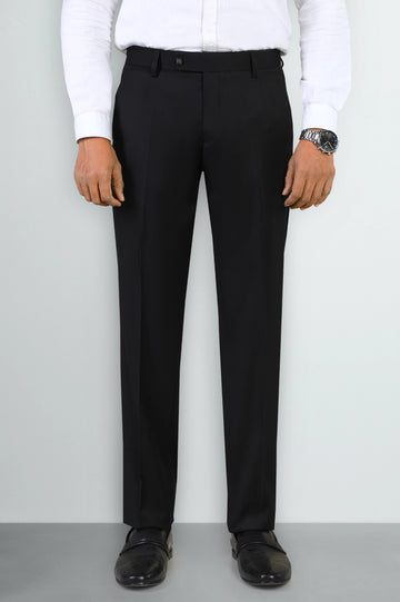 Black Smart Fit Formal Trouser