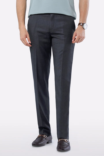 Black Smart Fit Formal Trouser