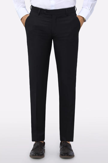Black Slim Fit Formal Trouser