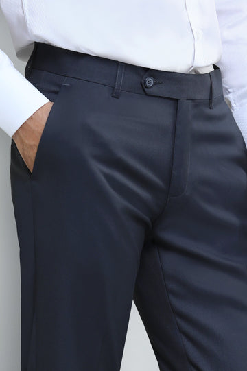 Dark Grey Smart Fit Formal Trouser