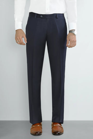 Navy Smart Fit Formal Trouser