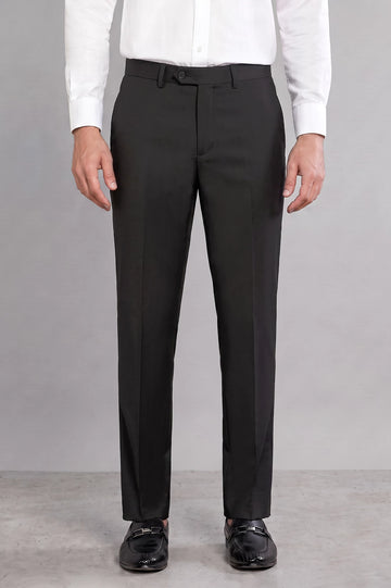 Black Smart Fit Formal Trouser