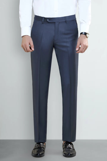Grey Smart Fit Formal Trouser