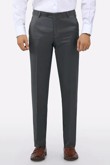 Light Grey Smart Fit Formal Trouser