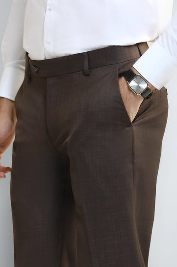 Brown Formal Trouser