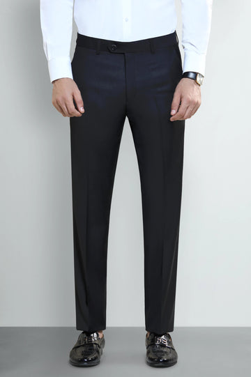 Black Smart Fit Formal Trouser