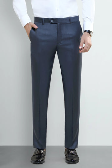 Charcoal Smart Fit Formal Trouser
